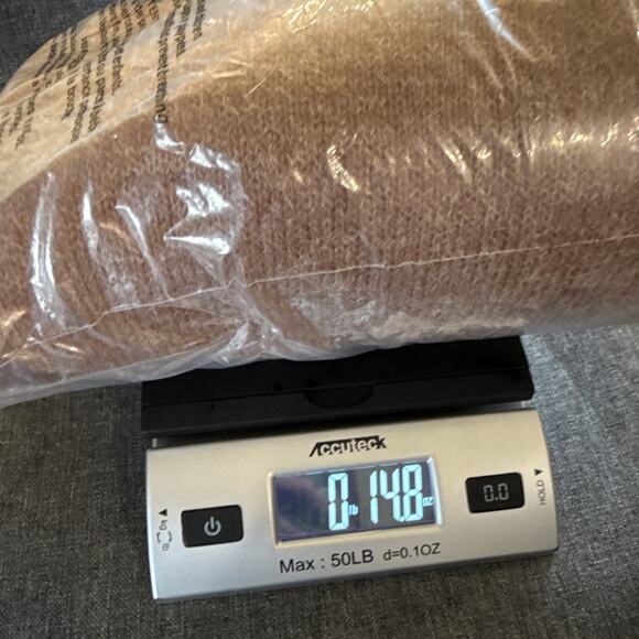 Lumière Ruffle Tiered Boxy Sweater Sz M Brown Elevated Basic Fall Flared Sleeve - Picture 7 of 7